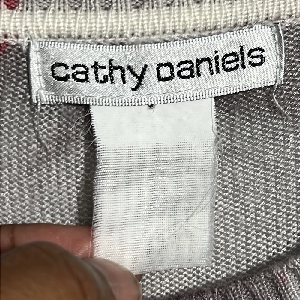 Cathy Daniels Women’s Small top. Grey. - Picture 6 of 7